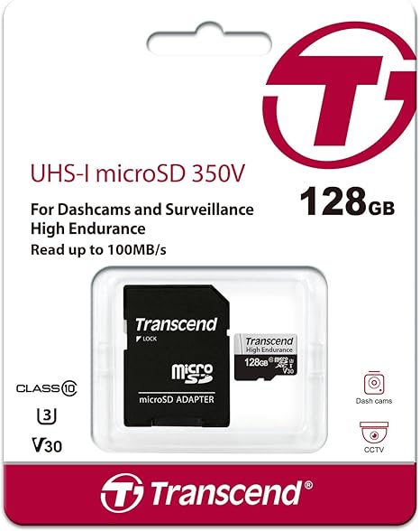 Transcend 340S 128GB Micro SD Memory Card - PakByte Computers