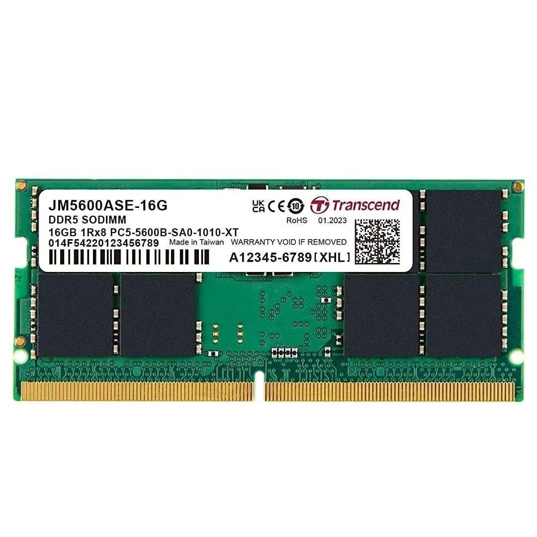 Transcend JetRam 16GB 5600MHz DDR5 Laptop Memory
