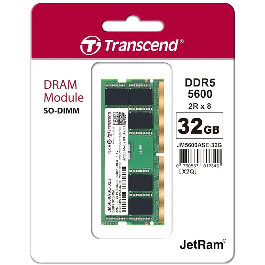 Transcend JetRam 32GB DDR5 5600Mhz Laptop Memory