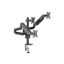 Twistedminds TM-26-C018P Premium Triple Monitors Aluminum Pole Mounted Gas Spring Monitor Arm