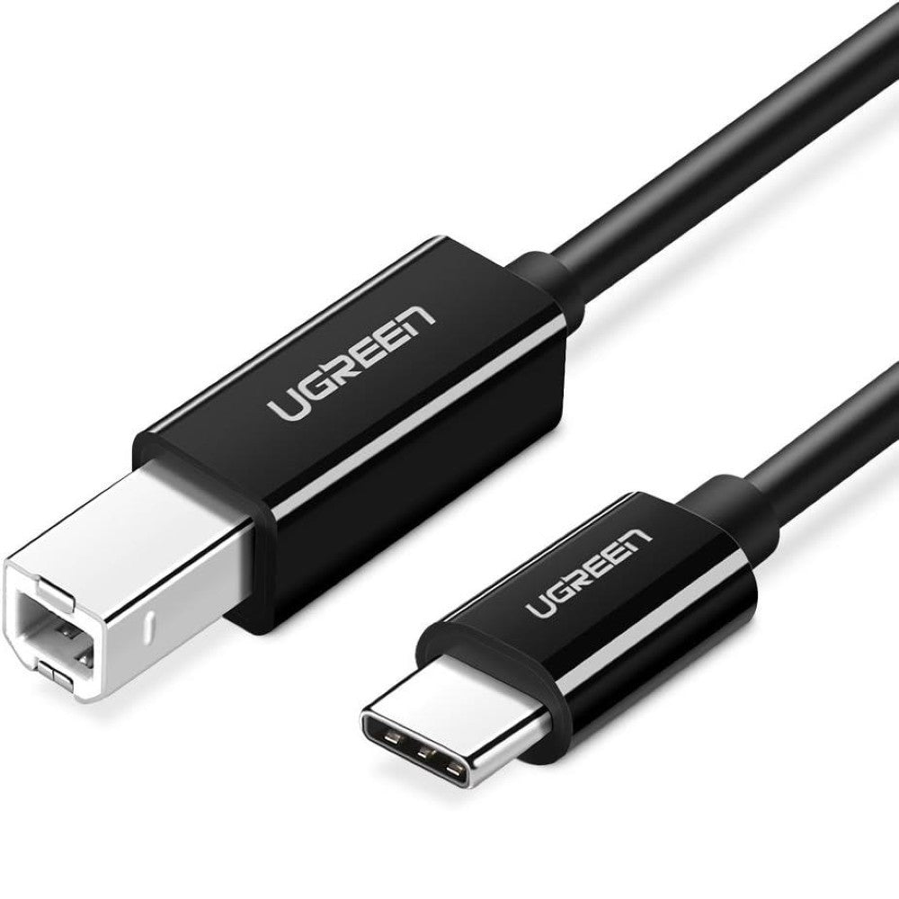 UGREEN 50446 USBC to USB2.0 B 2m Printer Cable-BK - PakByte Computers