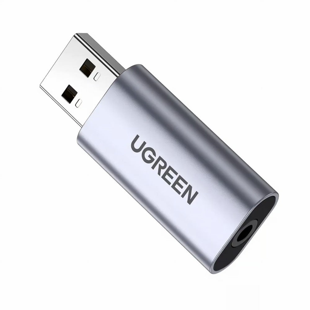 UGREEN 80864 USB A to 3.5mm Audio Jack USB External Sound Card - PakByte Computers