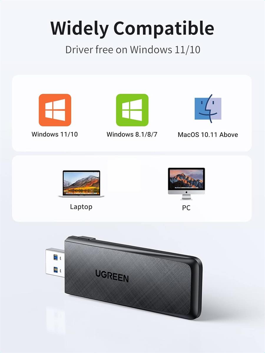 UGREEN AC1300 Wireless Network Adapter - PakByte