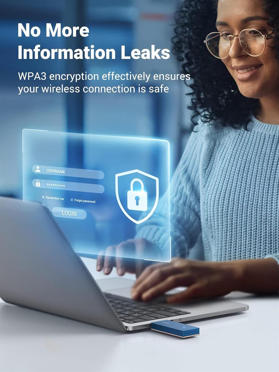 UGREEN AX1800 DualBand Wireless Adapter (Wi-Fi 6) - PakByte