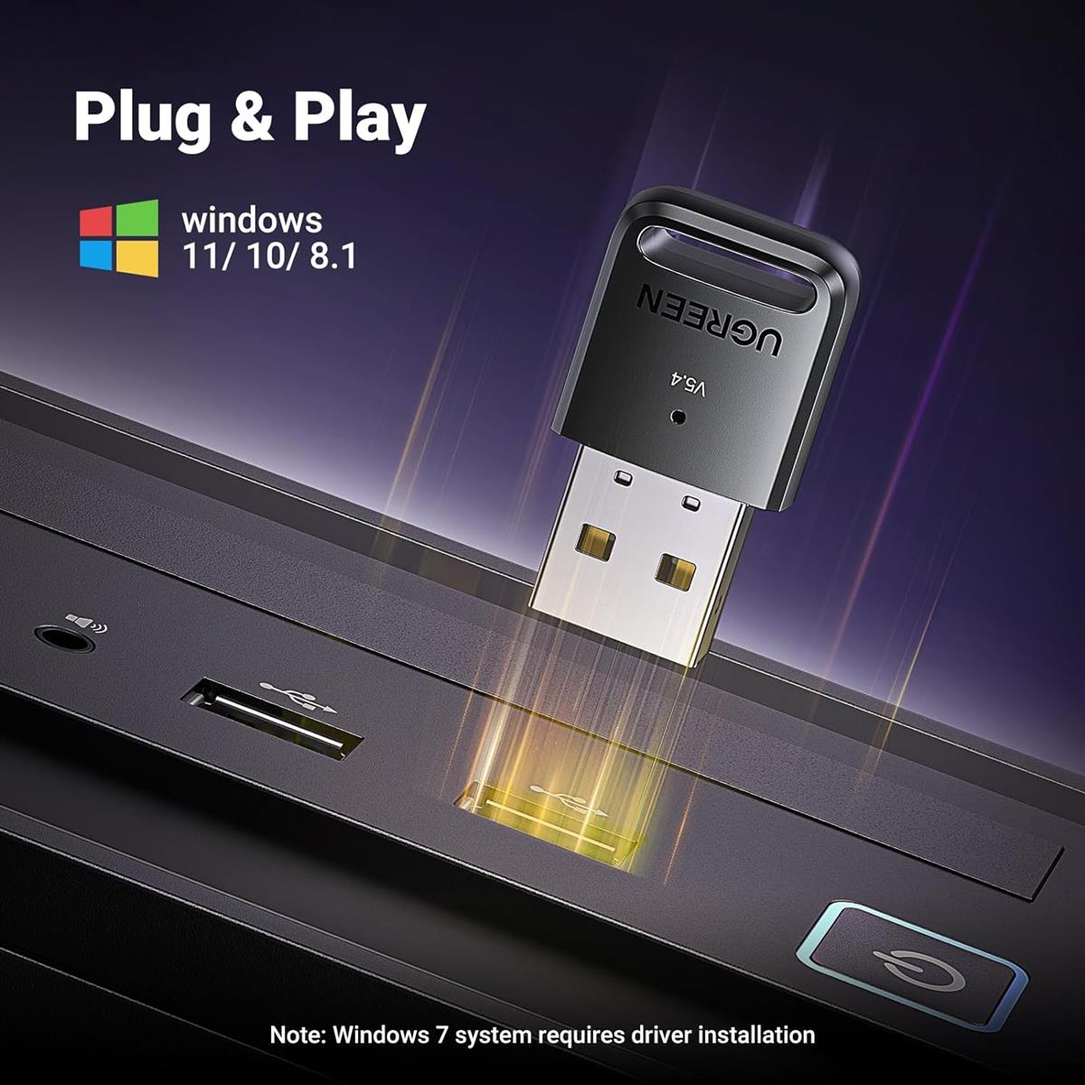 UGREEN Bluetooth Adapter 5.4 - PakByte