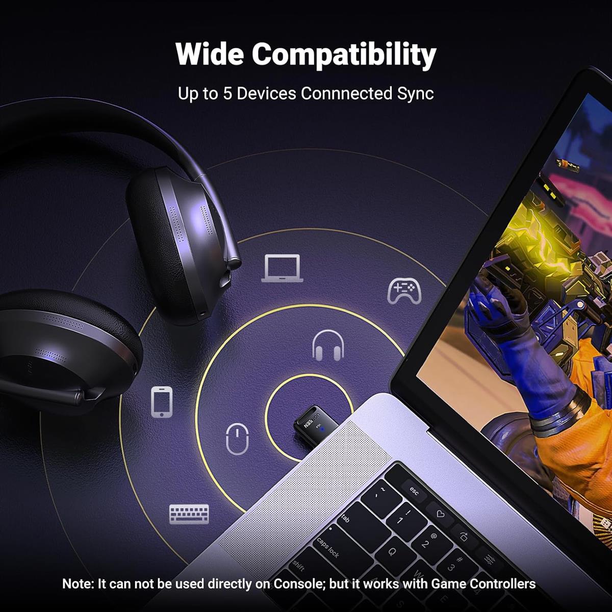 UGREEN Bluetooth Adapter 5.4 - PakByte