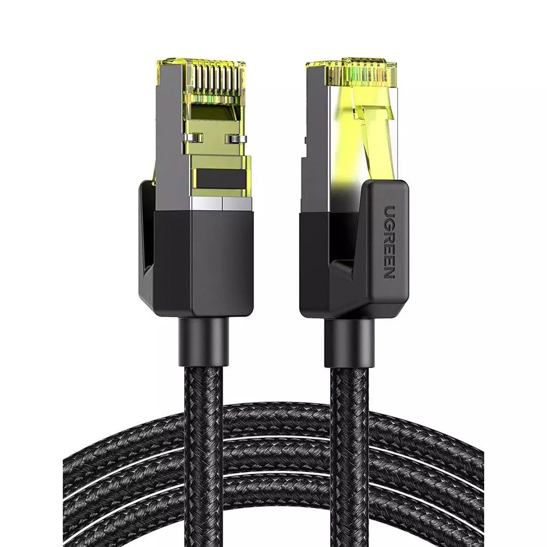 UGREEN Cat 7 Ethernet Cable Braided Pure Copper 10m (Black) - PakByte