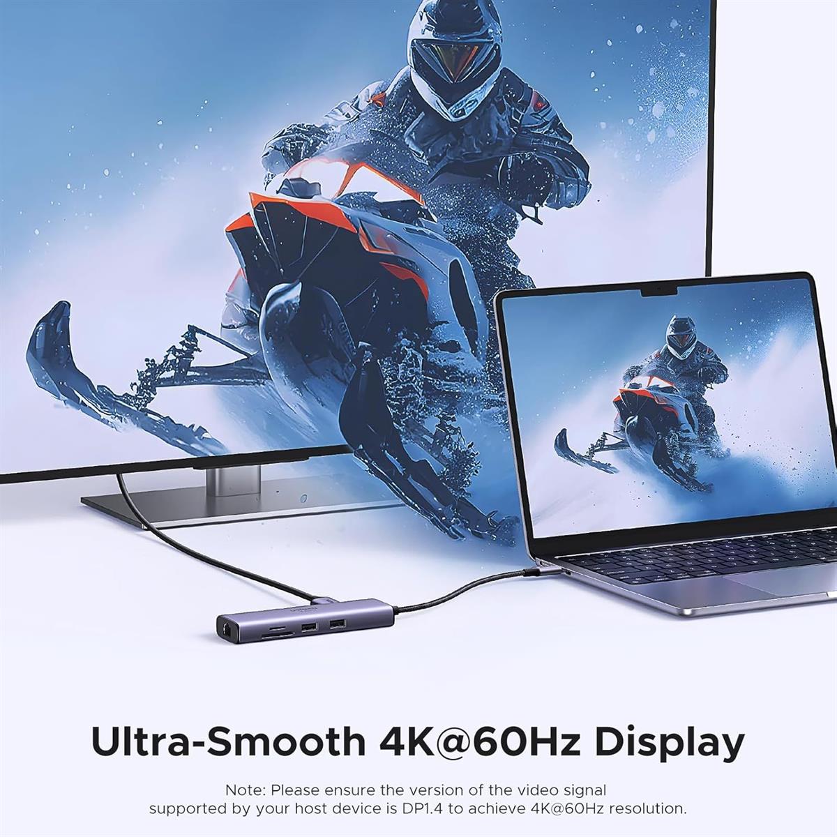 UGREEN USB-C Multifunction Adapter with Ethernet Interface (7- in-1) - PakByte