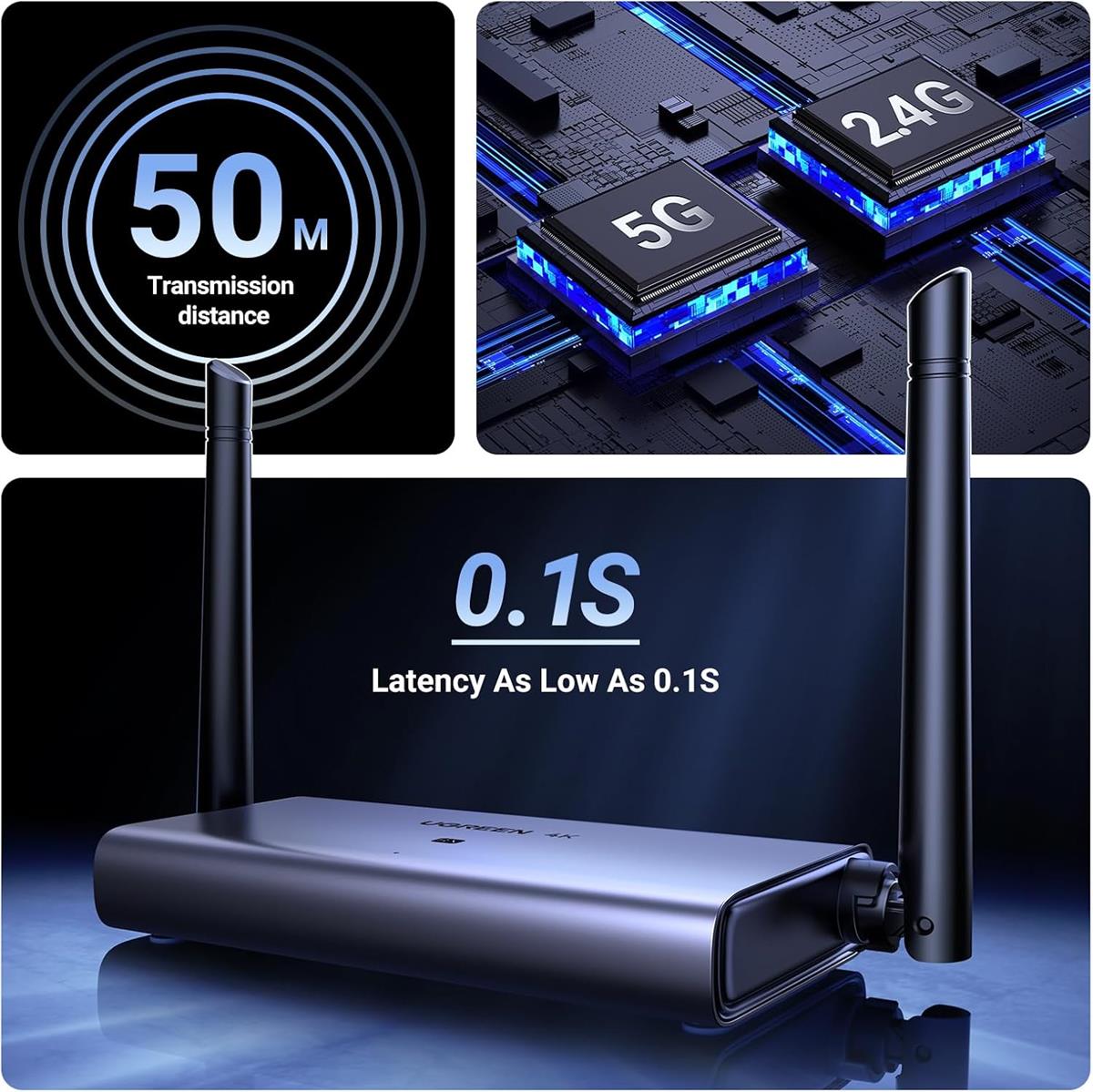 UGREEN Wireless HDMI Transmitter and Receiver - PakByte