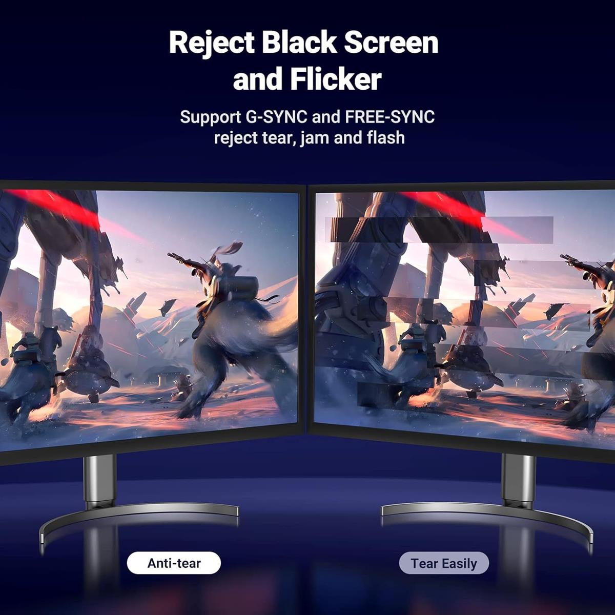 UGreen DisplayPort 1.4 Certified Cable 5M, 8k DisplayPort to DisplayPort Cable Nylon Braided DP to DP (8K@60Hz and 4K@144Hz) Support 32.4Gbps HDR HDCP Gaming Monitor Cable for Laptop PC TV - PakByte