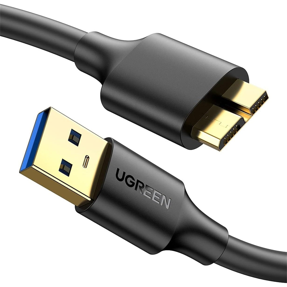 UGREEN 10843 USB 3.0 A Male To Micro USB 3.0 Male Cable - Black - 2M