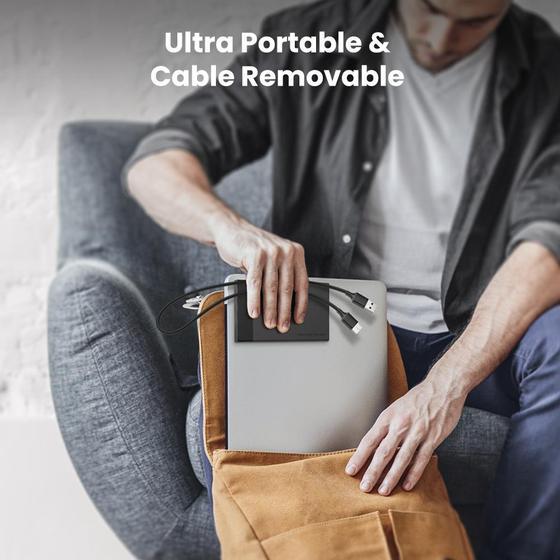 Ugreen 2.5" Hard Drive Enclosure USB 3.0 to SATA III Adapter Supports 2.5 Inch SSD & HDD 9.5mm 7mm External Hard Drive Enclosure - PakByte