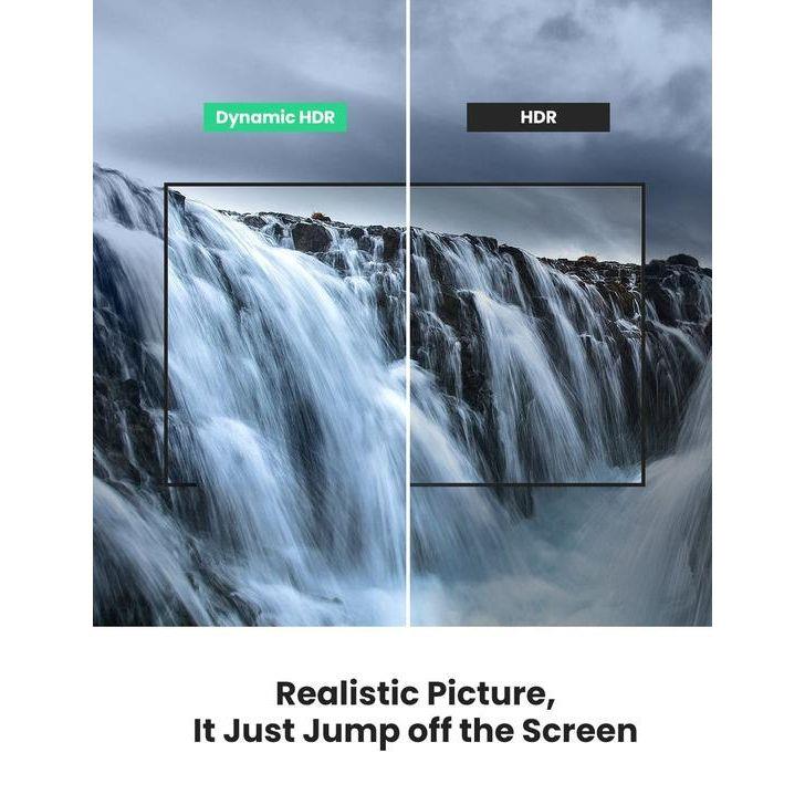 Ugreen HDMI 8K Cable Male to Male Aluminum Alloy Shell Braided - 2m (Black) - PakByte