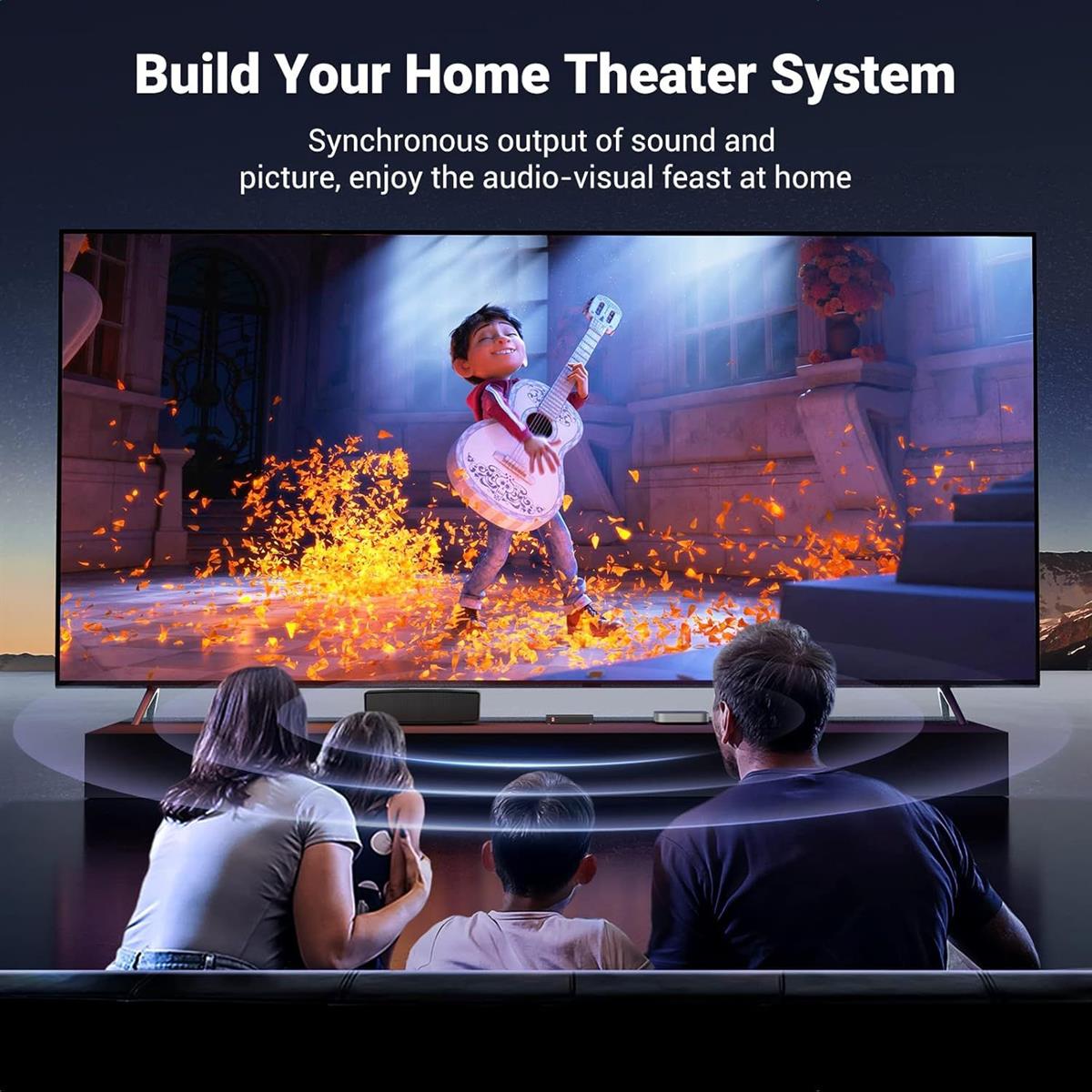 Ugreen HDMI Splitter 1 in 4 Out 4K@60Hz HDMI 2.0 Splitter 18 Gbps 1x4 Only Mirror Screen Support EDID HDCP 2.2/1.4 3D HDR Compatible with Apple TV Blu-Ray Monitor Xbox PS5/4 Switch Projector - PakByte