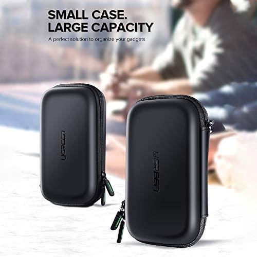 Ugreen Hard Disk Case Storage Bag Large - Black - PakByte