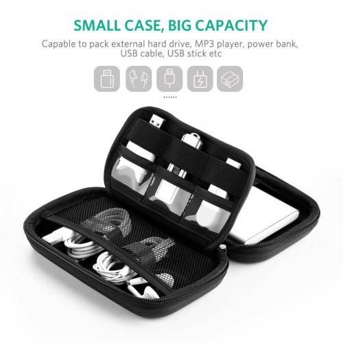 Ugreen Hard Disk Case Storage Bag Large - Black - PakByte