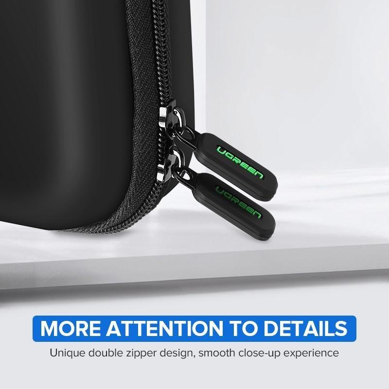Ugreen Hard Disk Case Storage Bag Large - Black - PakByte