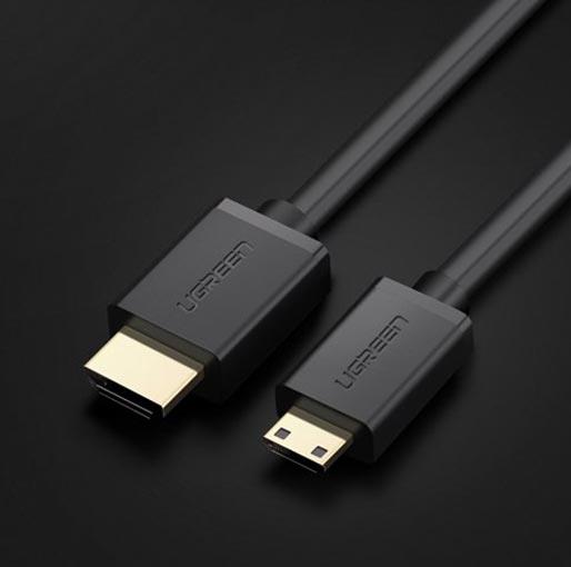 Ugreen Mini HDMI to HDMI 4K Cable Male to Male - 1.5m (Black) - PakByte