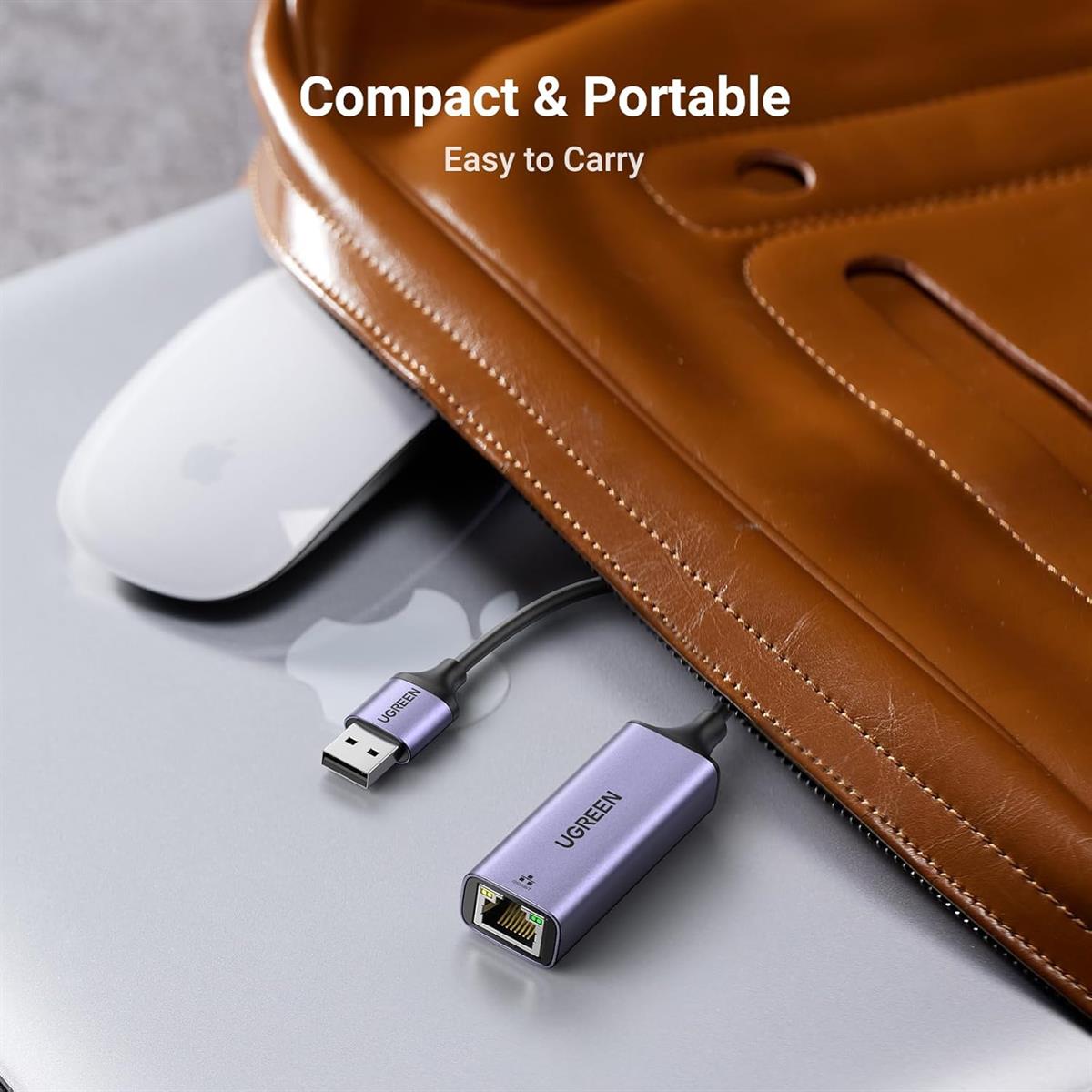 Ugreen USB 3.0 to Ethernet Adapter Gigabit Network Adapter Compatible with Nintendo Switch, Windows, MacOS, Linux, and More - PakByte