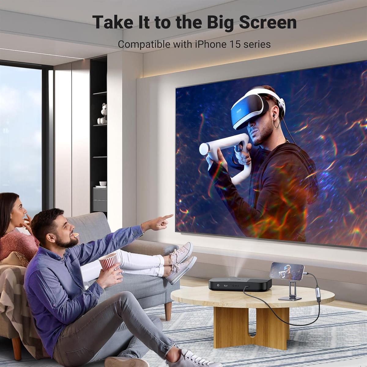 Ugreen USB C to HDMI Adapter Cable 4K@60Hz Aluminum Type C Thunderbolt 4/3 Converter Male to Female Compatible with iPhone 16/15 Pro Max Plus, iPad Mini Air, MacBook Pro, Galaxy S24Ultra, iMac XPS 17 - PakByte