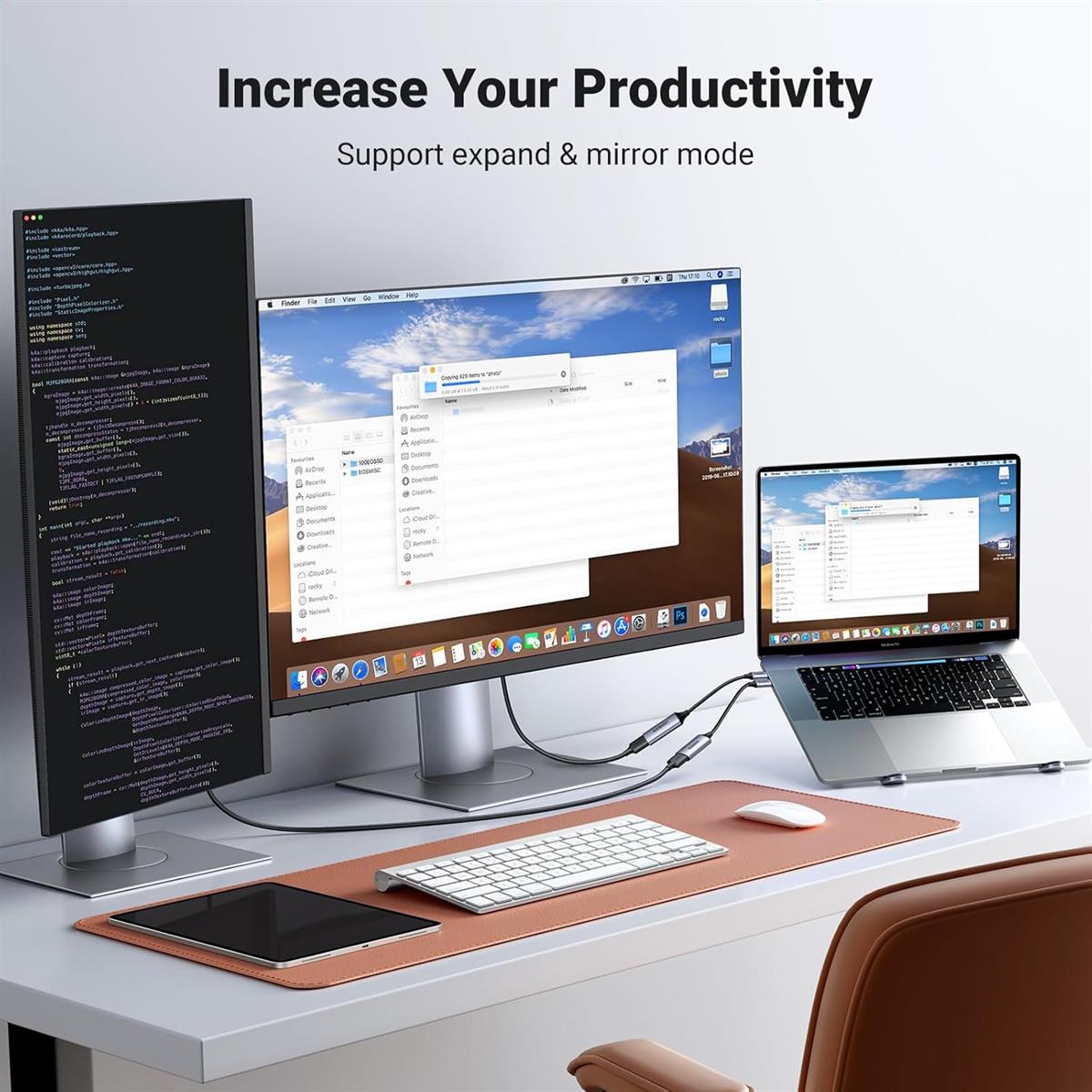 Ugreen USB C to HDMI Adapter Cable 4K@60Hz Aluminum Type C Thunderbolt 4/3 Converter Male to Female Compatible with iPhone 16/15 Pro Max Plus, iPad Mini Air, MacBook Pro, Galaxy S24Ultra, iMac XPS 17 - PakByte