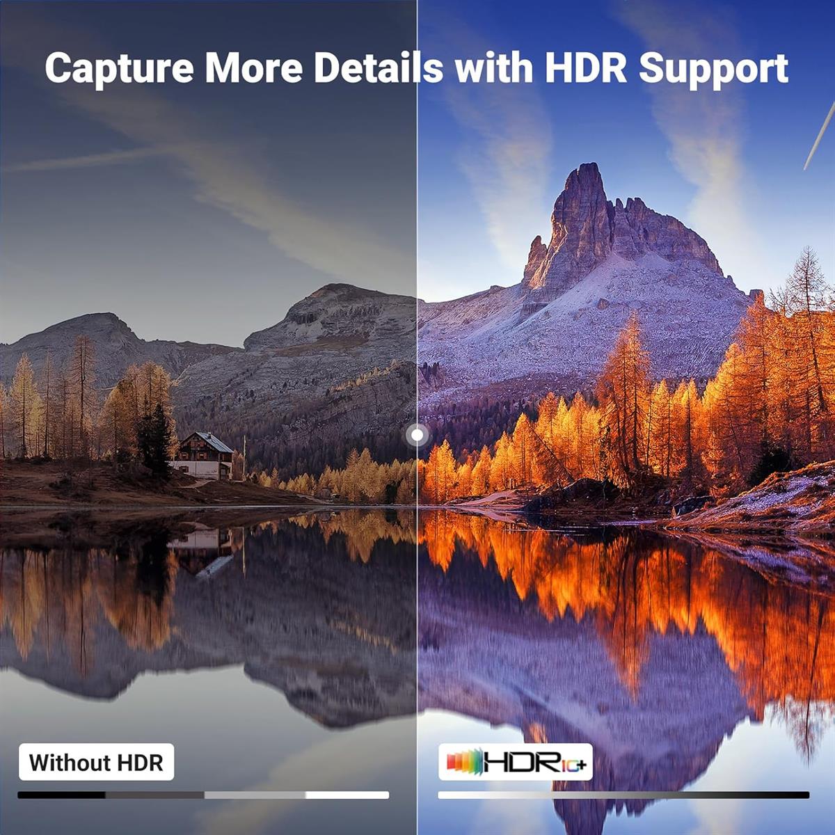 Ugreen USB C to HDMI Adapter Cable 4K@60Hz Aluminum Type C Thunderbolt 4/3 Converter Male to Female Compatible with iPhone 16/15 Pro Max Plus, iPad Mini Air, MacBook Pro, Galaxy S24Ultra, iMac XPS 17 - PakByte