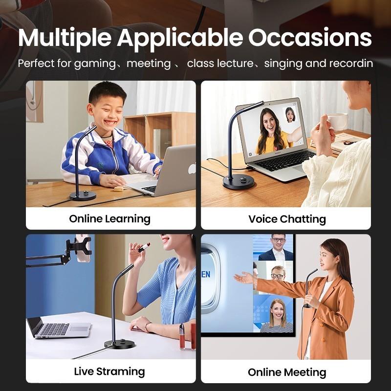 Ugreen USB Desktop Computer Microphone - PakByte