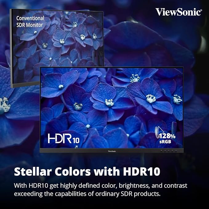 VIEWSONIC 3-SIDED BORDERLESS 4K UHD LED 27” VA2709U-4K - PakByte