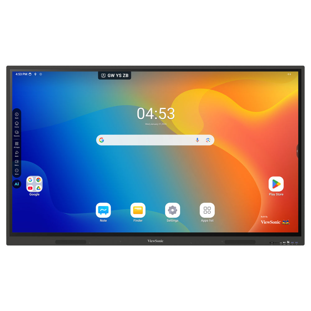 Viewsonic ViewBoard IN8605-C Certified EDLA ViewBoard 86” 4K Interactive Display