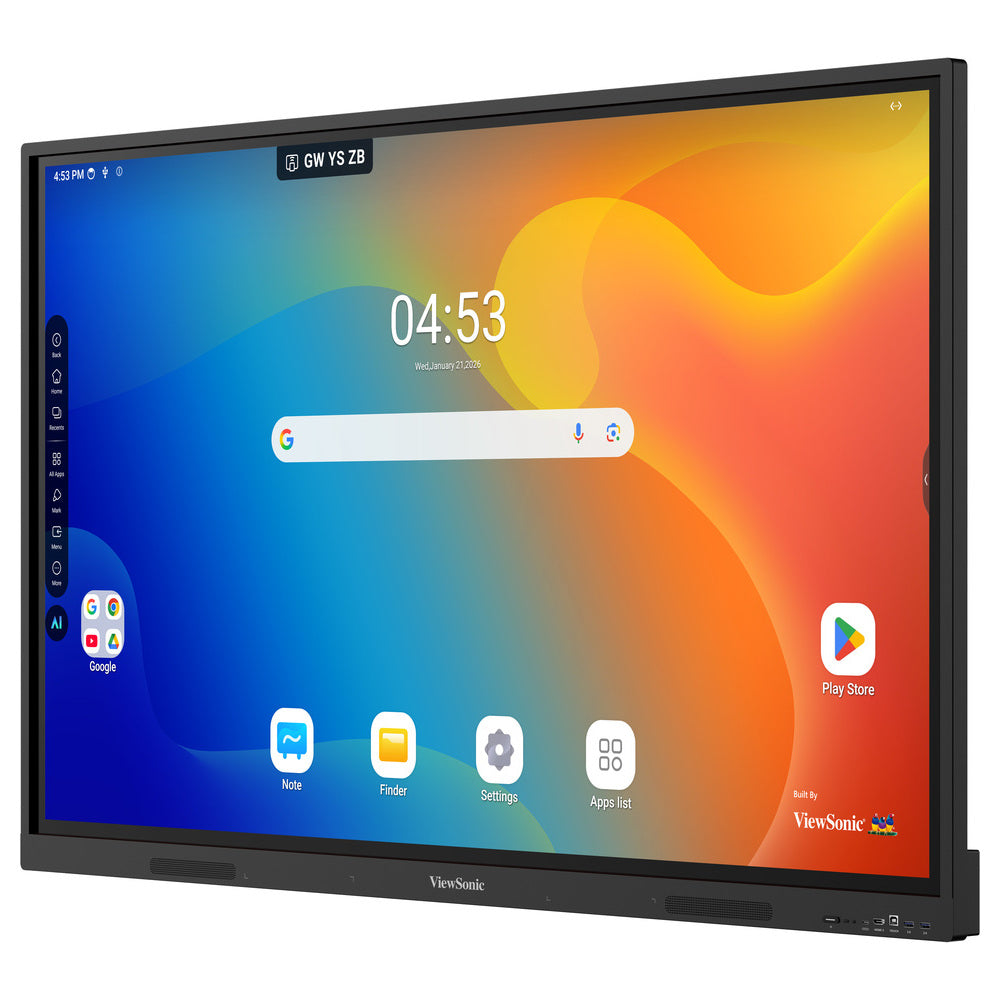 Viewsonic ViewBoard IN8605-C Certified EDLA ViewBoard 86” 4K Interactive Display