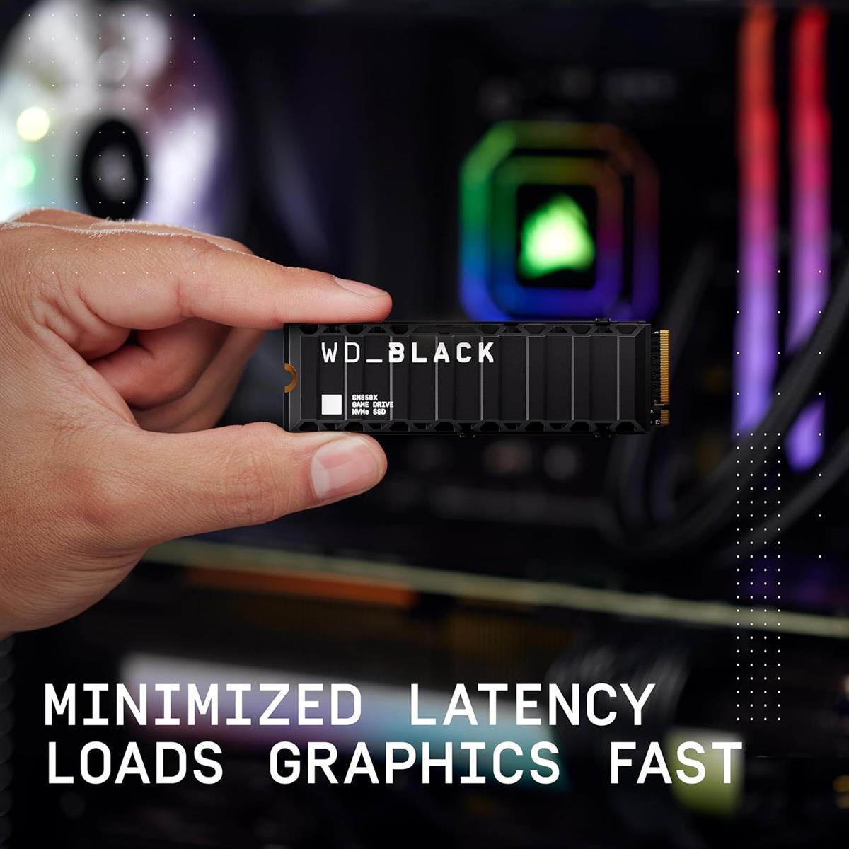 WD Black SN850X 4TB NVMe Internal Gaming Solid State Drive with Heatsink - PakByte Computers