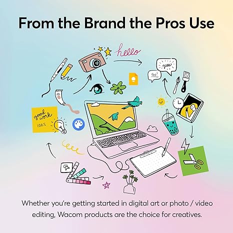 Wacom Intuos Small Graphics Drawing Tablet - Black - PakByte Computers