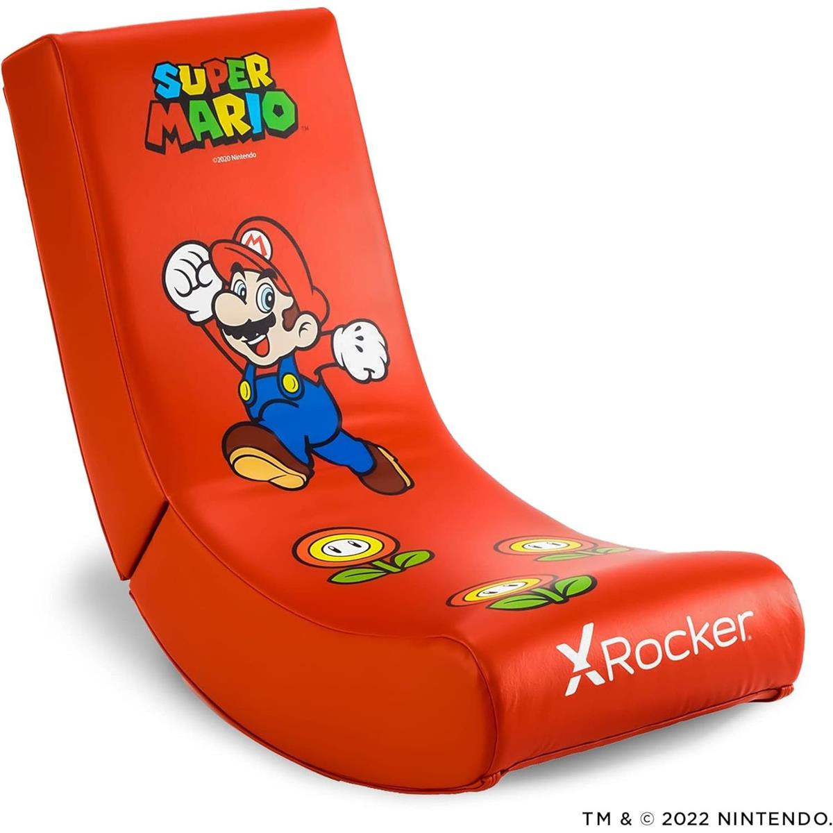 X Rocker Super Mario Video Gaming Floor Chair - Red - PakByte Computers