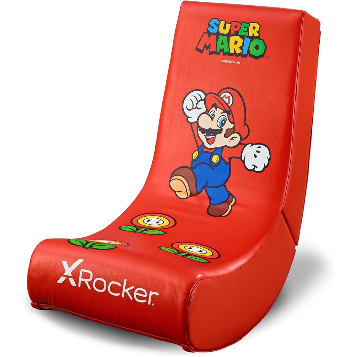 X Rocker Super Mario Video Gaming Floor Chair - Red - PakByte Computers