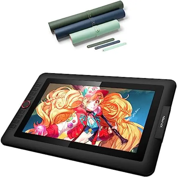 XP-PEN Artist 13.3 Pro Drawing Monitor Pen Display with XP-PEN Office Desk Pad - PakByte Computers