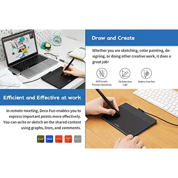 XP-PEN Deco Fun S Drawing Pen 6x4" Tablet - PakByte Computers