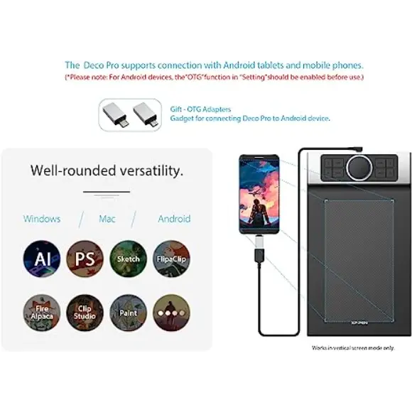 XP-PEN Deco Pro Small Ultrathin Tablet - PakByte Computers