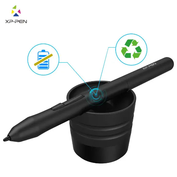 XP-PEN P01 Battery-free Passive Stylus (Black) Series Graphic Tablet Star01 02 03 04 G430, G430, G540, G640 - PakByte Computers