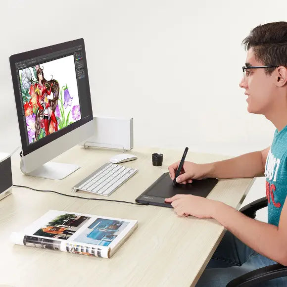 XP-PEN P01 Battery-free Passive Stylus (Black) Series Graphic Tablet Star01 02 03 04 G430, G430, G540, G640 - PakByte Computers