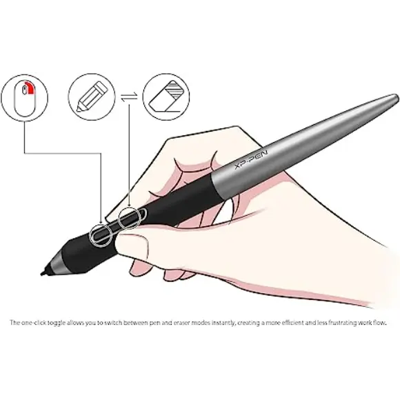 XP-PEN PA1 Battery-Free Stylus Compatible with XP-Pen Deco Pro S/Deco Pro M/Deco Pro SW and Deco Pro MW Graphics Tablet - PakByte Computers
