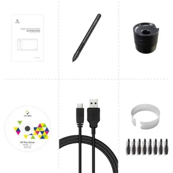 XP-PEN Star03 v2 Graphics Pen Drawing Tablet Digital Art Pad 10x6 inch - PakByte Computers