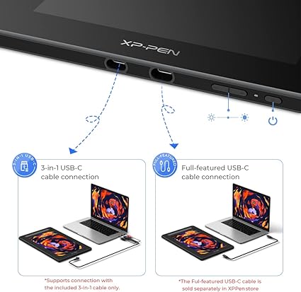 XP-Pen Artist 16 (Gen 2) Graphics Display Tablet Monitor – Black - PakByte