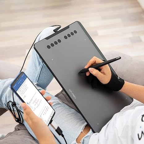 XP-Pen Deco 01 V3 10x6 Inch OSU Graphic Tablet for Chrome, PC, Mac, Android - PakByte Computers