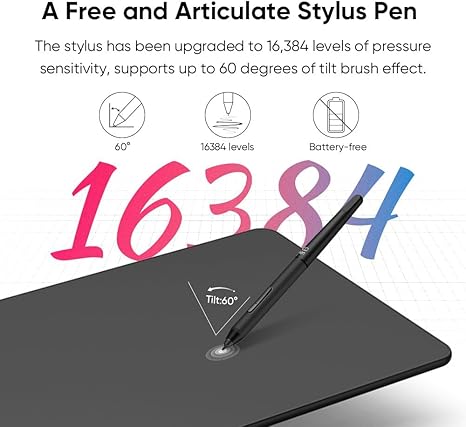XP-Pen Deco 01 V3 10x6 Inch OSU Graphic Tablet for Chrome, PC, Mac, Android - PakByte Computers