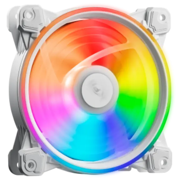 XPG HURRICANE 140 ARGB Fan Case - White - PakByte Computers