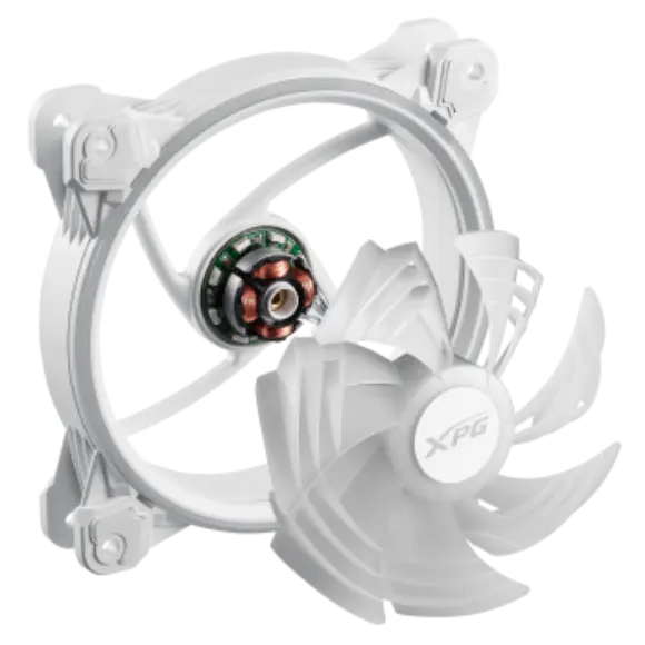 XPG HURRICANE 140 ARGB Fan Case - White - PakByte Computers