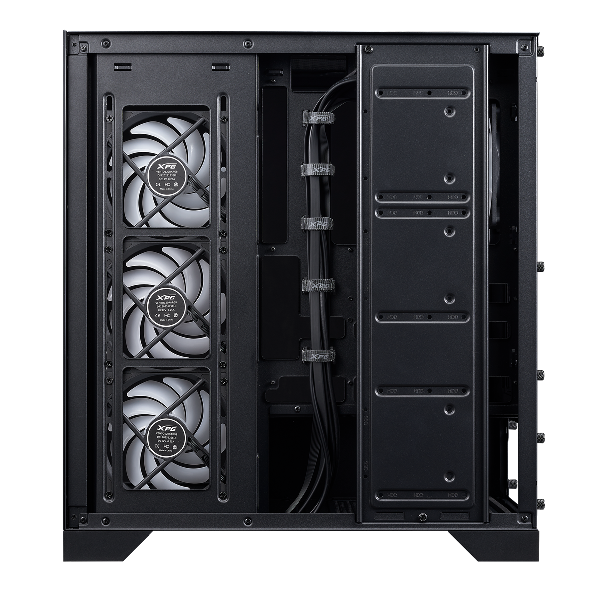 XPG Invader X BTF Mid-Tower ATX Gaming Case - Black - PakByte Computers
