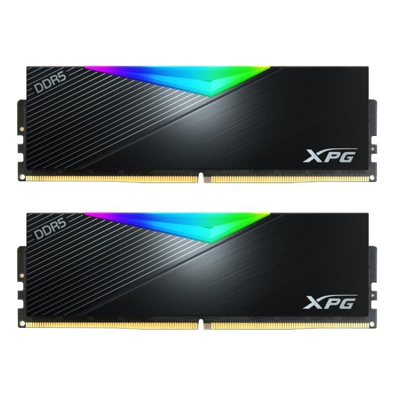 XPG Lancer RGB 64GB (2x32GB) 6400MHz C32 DDR5 DRAM Memory - Black - PakByte Computers