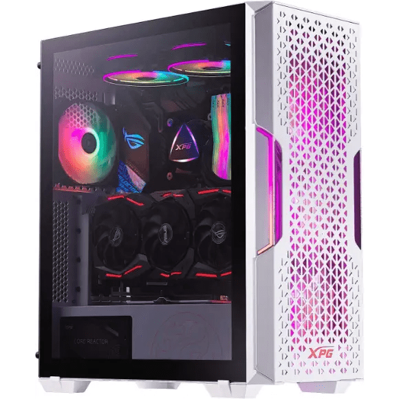 XPG STARKER AIR Mid-Tower ATX PC Case - White - PakByte Computers