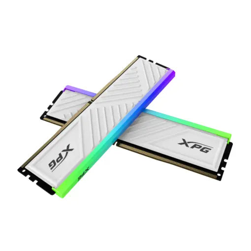 XPG Spectrix D35G RGB 16GB (2x8GB) 3600MHz C18 DDR4 DRAM Desktop Memory - White - PakByte Computers